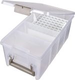 ArtBin 6934AB Satchel with Marker Tray, Art & Craft Organizer, [1] Plastic Storage Case, Clear, Semi, 0 - Image 10